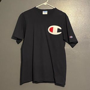 Champion tee navyblue Size M
